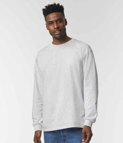 Gildan Ultra Cotton� Long Sleeve T-Shirt - ASH - 3XL